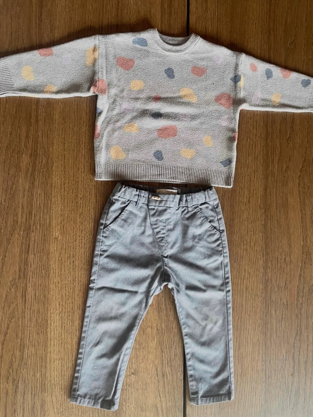 Zara Baby 2-Piece Sweater & Pants Outfit Bundle 18–24 Months